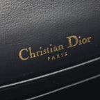 Dior Waist Bag Saddle White Jacquard Navy Canvas Leather — view 4