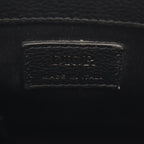 Dior Handbag Safari North South Mini Tote 2-Way Navy Canvas Leather Black — view 4