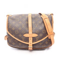 Louis Vuitton Shoulder Bag Saumur 30 Canvas Leather