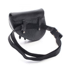 Dior Waist Bag Saddle Mini CD Diamond Black Canvas Leather CD — view 2