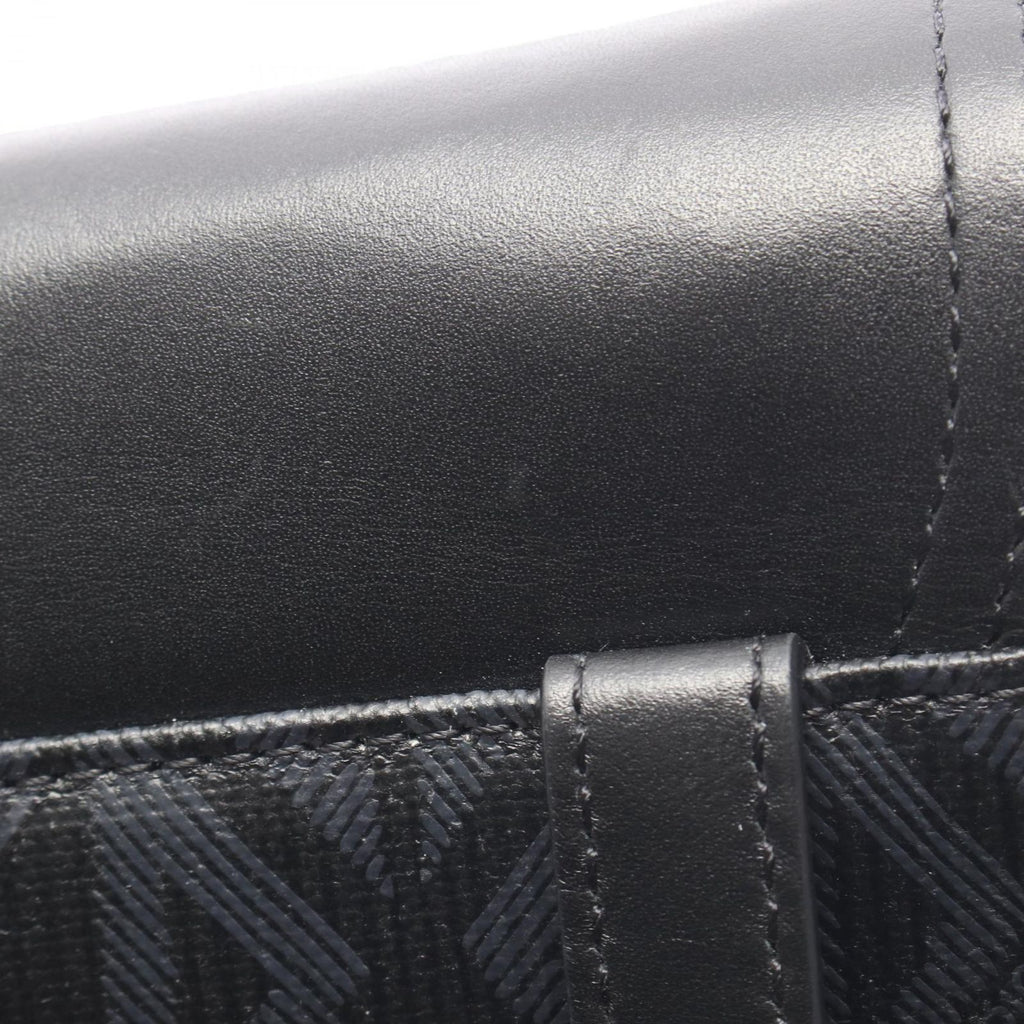 Dior Waist Bag Saddle Mini CD Diamond Black Canvas Leather CD — view 8