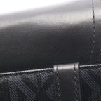 Dior Waist Bag Saddle Mini CD Diamond Black Canvas Leather CD — view 8
