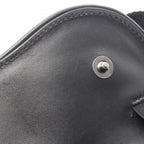 Dior Waist Bag Saddle Mini CD Diamond Black Canvas Leather CD — view 6