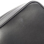 Celine Shoulder Bag Black Leather Triomphe — view 7