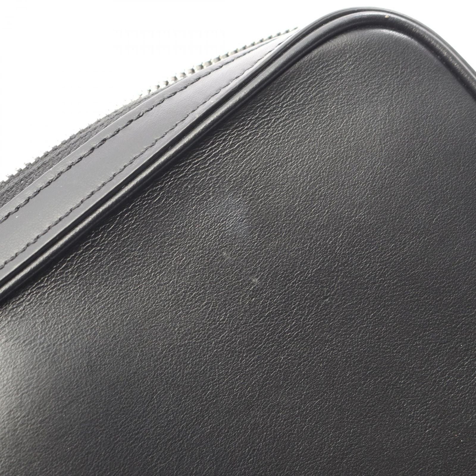 Celine Shoulder Bag Black Leather Triomphe — view 7