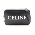 Celine Shoulder Bag Black Leather Triomphe