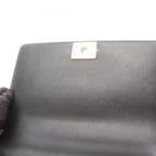Chanel Shoulder Bag Large Quilted Black Lambskin Chain — view 7