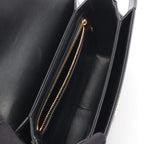 Celine Shoulder Bag Teen Triomphe Black Leather — view 3
