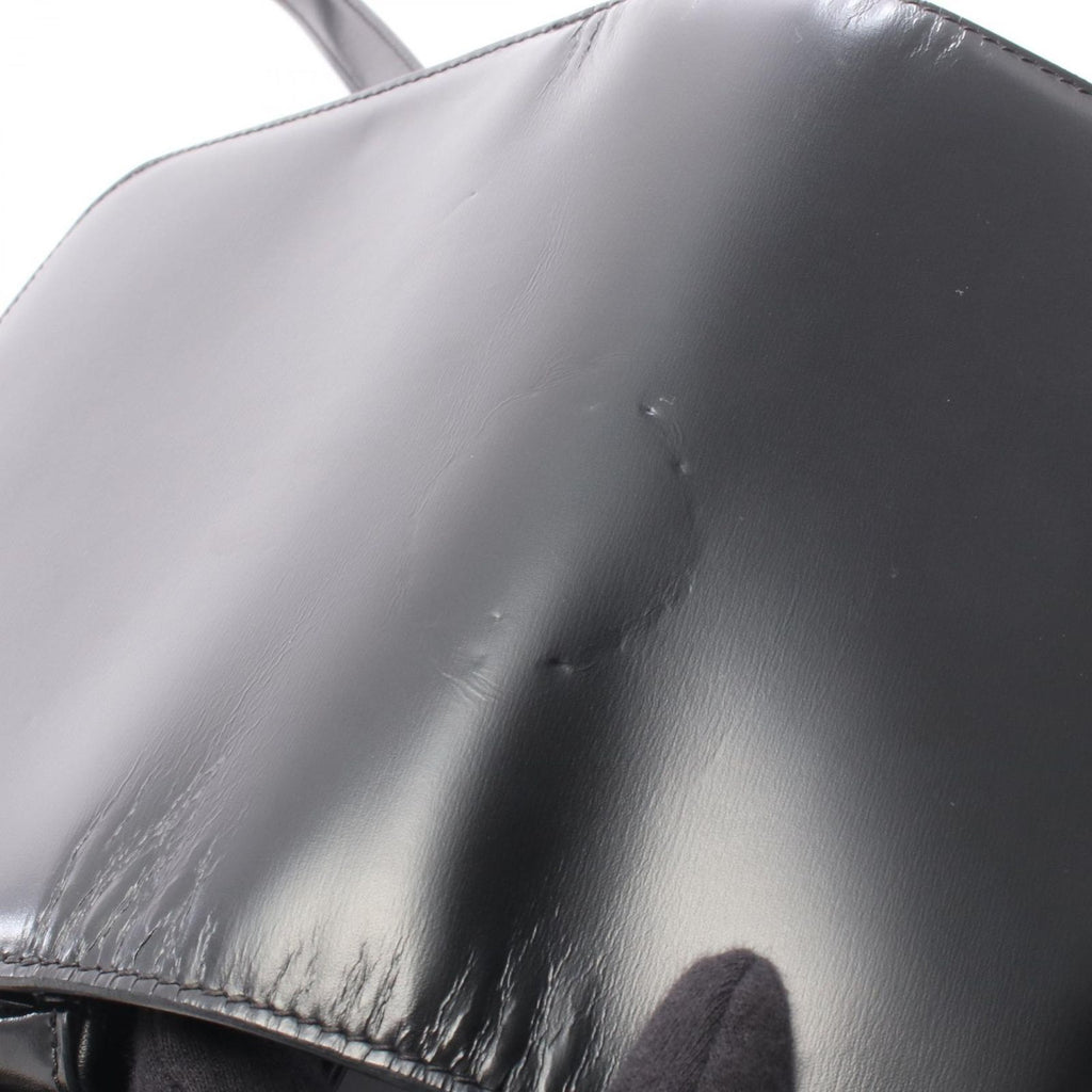 Celine Shoulder Bag Teen Triomphe Black Leather — view 6
