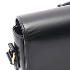 Celine Shoulder Bag Teen Triomphe Black Leather — view 5
