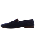 Hermes Saga Suede Loafers Moccasins 41 Navy PJ — view 2