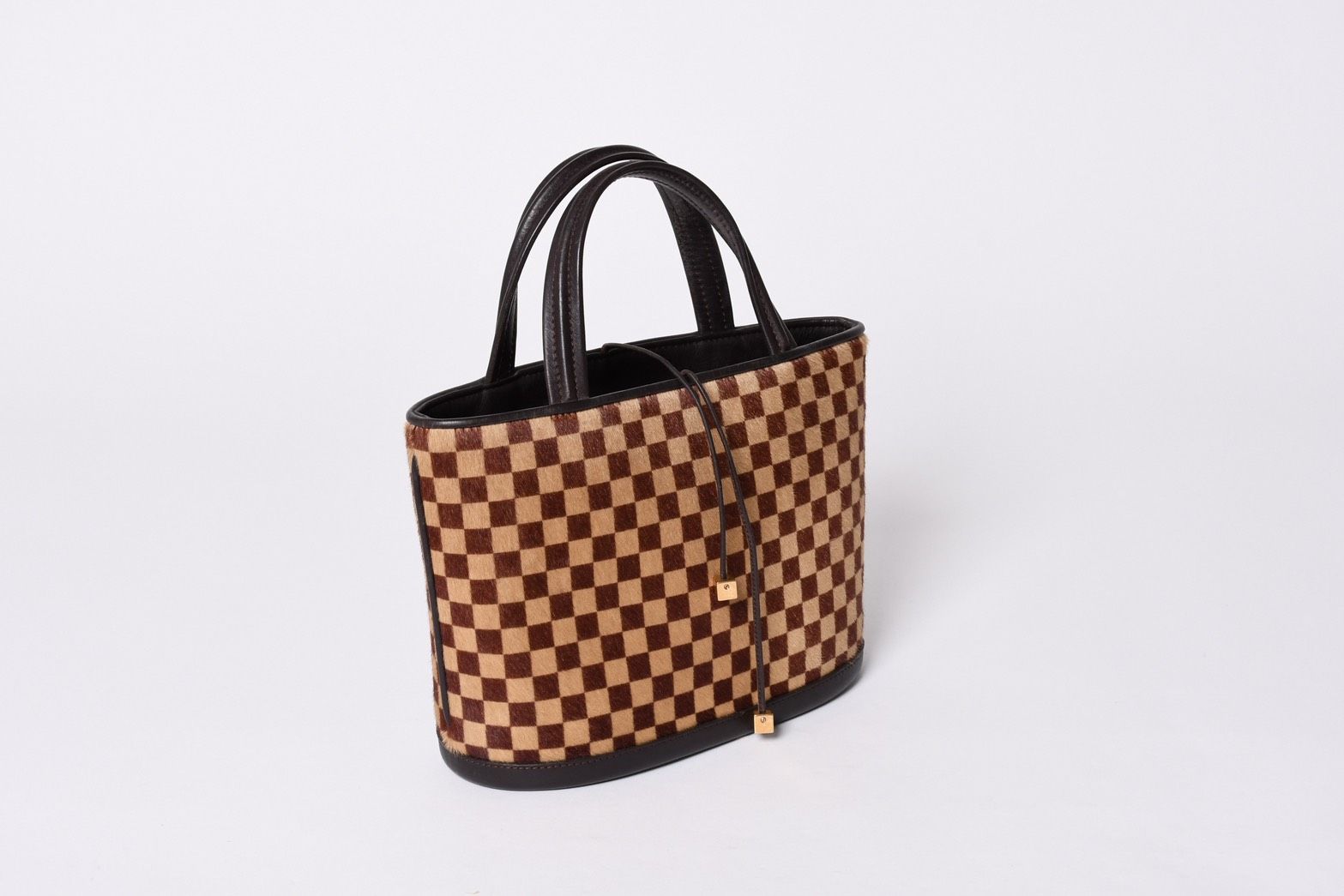 Louis Vuitton Tote Bag Brown Black — view 3