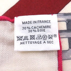 Hermes Carre Geant Cashmere Silk Scarf — view 8