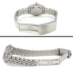 Rolex Datejust Sunray Silver Dial Full Ted Bezel Jubilee Bracelet 18k White — view 3