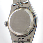 Rolex Datejust Sunray Silver Dial Full Ted Bezel Jubilee Bracelet 18k White — view 4
