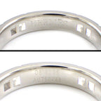 Hermes Ring Ever Herakles Wedding Band 18k White Gold — view 3
