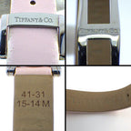 Tiffany & Co Watch Atlas Heart Date Roman Index Pink Dial SS Ceramic Satin — view 5