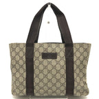 Gucci Handbag Logo GG Supreme Canvas Beige