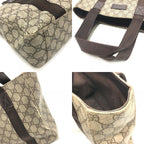 Gucci Handbag Logo GG Supreme Canvas Beige — view 7