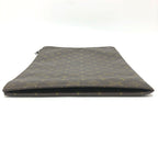 Louis Vuitton Clutch Posh Documan Monogram Canvas Brown — view 3