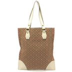 Louis Vuitton Tote Tangier Leather Canvas Beige — view 2