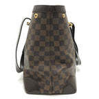 Louis Vuitton Shoulder Bag Hampstead MM Damier Canvas Ebene Brown — view 3