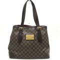 Louis Vuitton Shoulder Bag Hampstead MM Damier Canvas Ebene Brown