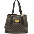 Louis Vuitton Shoulder Bag Hampstead MM Damier Canvas Ebene Brown