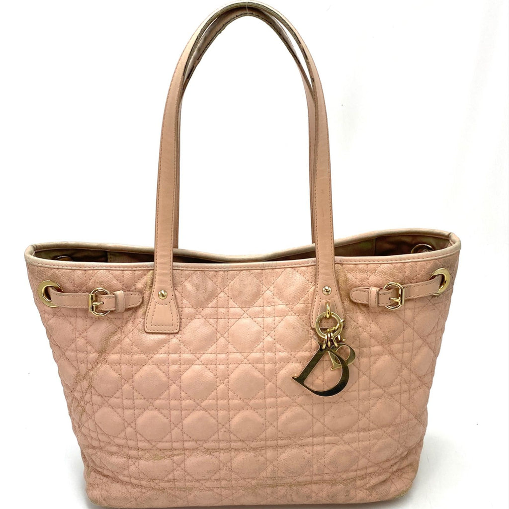 Dior Cannage Pana Tote Pink Charm Travel Mothers