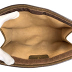 Gucci Vintage Sherry Line Beige GG Supreme Canvas Clutch — view 8