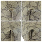 Gucci Vintage Sherry Line Beige Gray GG Supreme Canvas Tote Shoulder Bag — view 3