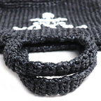 Prada Small Crochet Tote Black — view 5