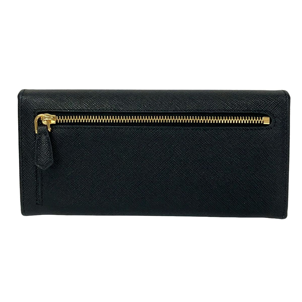 Prada Wallet Black Hibiscus Inside Multicolor Leather — view 2