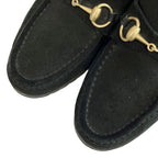 Gucci Chukka Boots Suede Horsebit Gold 36 Black — view 3