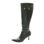 Louis Vuitton Long Boots Heels Leather 35.5 Black SS