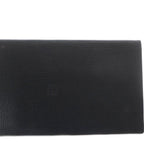 Loewe Wallet No Coin Purse Billfold Leather Logo Black — view 3
