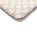 Gucci Shoulder Bag GG Supreme Beige Canvas Leather — view 8