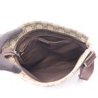 Gucci Shoulder Bag GG Supreme Beige Canvas Leather — view 3