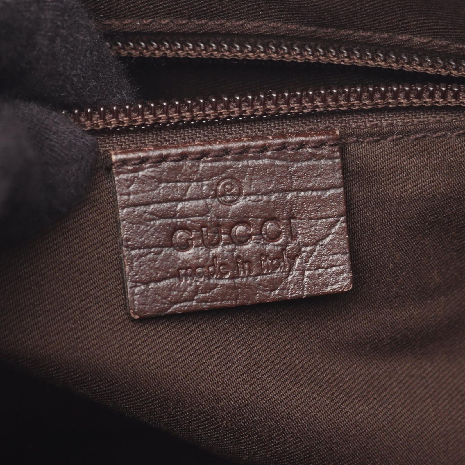 Gucci Shoulder Bag GG Supreme Beige Canvas Leather — view 4