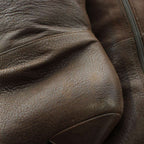 Prada Long Boots Pointed Toe Heels Leather Gold 36.5 Brown — view 7