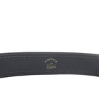 Gucci Belt Signature Logo Leather 70 28 Navy Gold — view 5