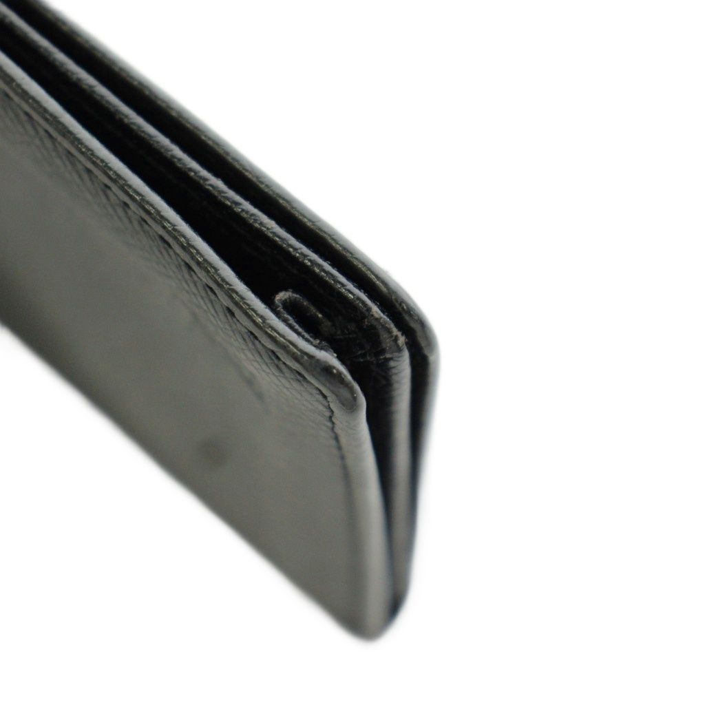 Louis Vuitton Taiga Porte Valle Carte Cles Billfold Wallet Bifold Leather Black — view 7