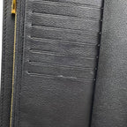 Louis Vuitton Trifold Wallet Portefeuille Amelia Monogram Mahina Noir Black — view 8