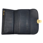 Louis Vuitton Trifold Wallet Portefeuille Amelia Monogram Mahina Noir Black — view 6