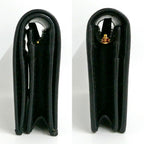 Gucci Double Small Wallet Leather Black Gold — view 3