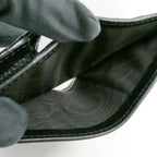Gucci Double Small Wallet Leather Black Gold — view 8