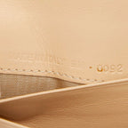 Dior Trotter Jacquard Card Case Bifold Beige Brown Canvas Leather — view 9