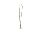 Chanel Necklace CC Logo Champagne Gold Metal Faux Pearl — view 3
