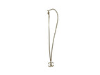 Chanel Necklace CC Logo Champagne Gold Metal Faux Pearl — view 4