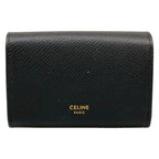 Celine Card Case Black Gold